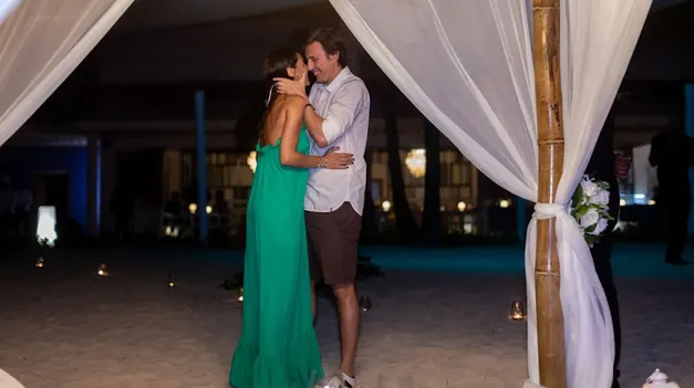 La propuesta de casamiento de Roberto García Moritán a Pampita en un hotel en Punta Cana.