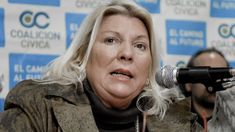 Elisa Carrió. Télam.