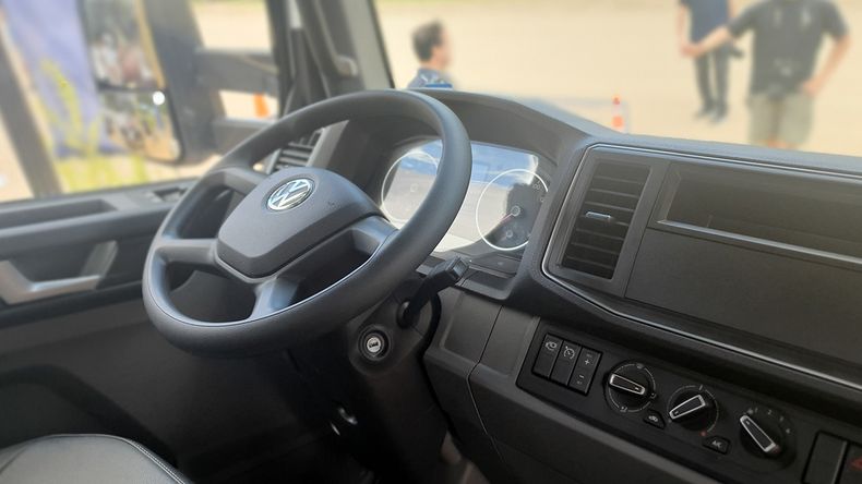 El interior del Delivery 4x4.