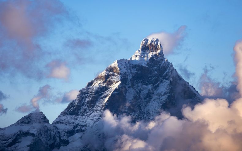 La impactante cima del Cervino.