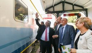 Alberto Fernández recorrerá obras de conexión de la línea Belgrano Sur con la estación Constitución.