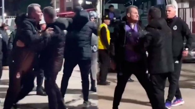 Biaggio y Melgarejo casi terminan a las piñas en el estacionamiento del estadio.