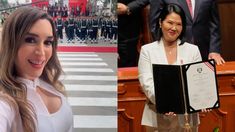 La humorista subió una foto a su Instagram en plena asunción de Keiko Fujimori.