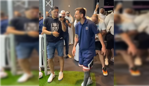 Messi tuvo un difícil desafío en Qatar: patearle un penal a un arquero robot.
