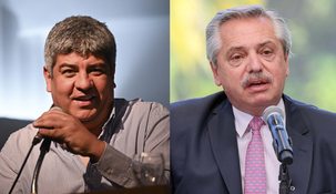 Alberto Fernández y Pablo Moyano se reunieron en Olivos.
