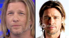 Los memes del bizarro doble de Brad Pitt en el programa Guido Kaczka que hizo explotar las redes Los memes del bizarro doble de Brad Pitt en el programa Guido Kaczka que hizo explotar las redes