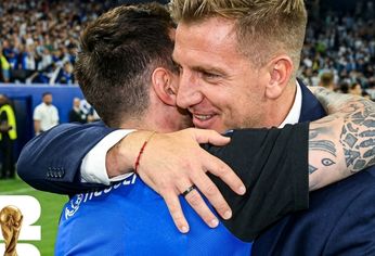 Maxi López está en Dallas como comentarista deportivo de la Copa FIFA.
