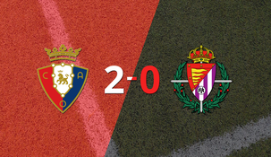 Valladolid cayó 2-0 en su visita a Osasuna