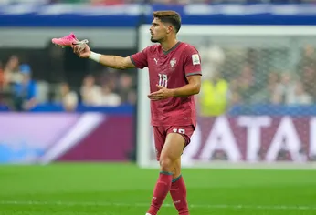 El jugador que captó la atención por un inusual detalle en su calzado deportivo.