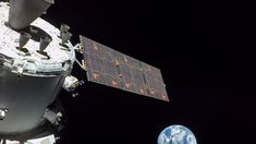 La NASA difundió una foto inédita de la Tierra y la Luna tomada por la misión Artemis I. La NASA difundió una foto inédita de la Tierra y la Luna tomada por la misión Artemis I.