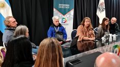 Reunión en la Defensoría del Pueblo.