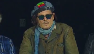 Johnny Depp fue a ver Boca vs. Tigre. Johnny Depp fue a ver Boca vs. Tigre.