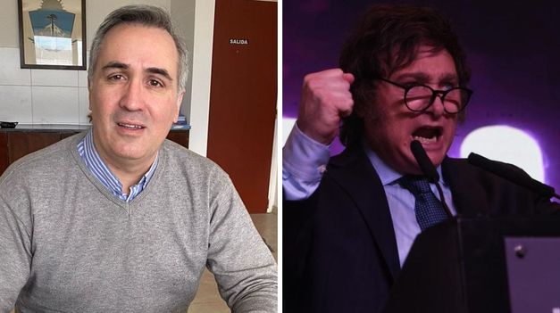 Francisco Sánchez y Javier Milei.