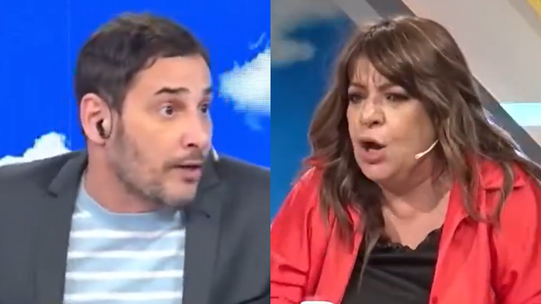 Explosivo enfrentamiento entre Rodrigo Lussich y Andrea Taboada en Intrusos: El día que tengas tu programa...