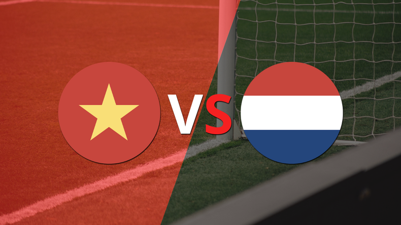 Vietnam cayó ante Países Bajos con dos goles de Esmee Brugts