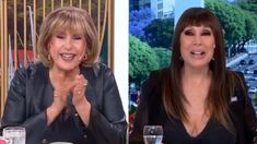 Moria y Georgina sellan la paz. Moria y Georgina sellan la paz.