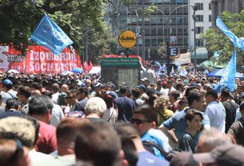 C5N | Marcha CGT Tribunales 27 diciembre 2023