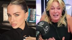 La modelo y la conductora se cruzaron fuerte en redes sociales. La modelo y la conductora se cruzaron fuerte en redes sociales.