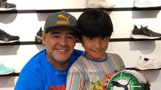 El reencuentro de Diego Maradona y Benjamín Agüero en Dubai. El reencuentro de Diego Maradona y Benjamín Agüero en Dubai.