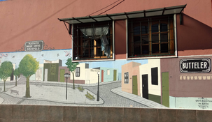 El pasaje Butteler, un rincón curioso de la Ciudad de Buenos Aires.