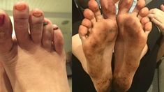 Miley Cyrus publicó una foto de sus pies sucios Miley Cyrus publicó una foto de sus pies sucios