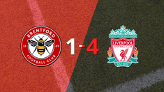 de visitante, liverpool goleo a brentford con un contundente 4 a 1