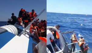 Impactántes imágenes desde el mar.&nbsp;