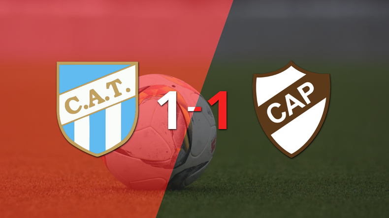 Atlético Tucumán no pudo en casa ante Platense y empataron 1-1