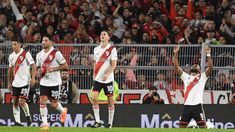 Borja festeja su gol, el segundo de River. Borja festeja su gol, el segundo de River.