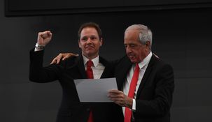 Brito es el segundo presidente más joven de la historia de River.