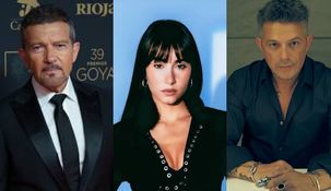 Antonio Banderas, Aitana y Alejandro Sánz.&nbsp;
