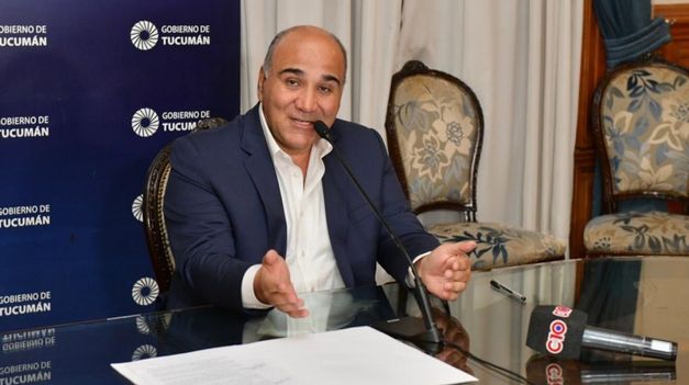 Juan Manzur, gobernador de Tucumán.