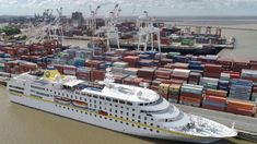 El buque se encuentra en la bahía de Samborombón. El buque se encuentra en la bahía de Samborombón.