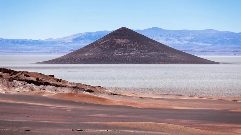 Un volcán inactivo