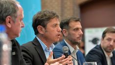 Kicillof, durante la Jornada Provincial de Salud Mental. Kicillof, durante la Jornada Provincial de Salud Mental.