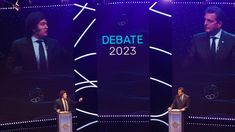 Massa cruzó a Milei en el debate.
