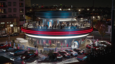 Furor en Estados Unidos por el restaurante futurista de Tesla. Furor en Estados Unidos por el restaurante futurista de Tesla.