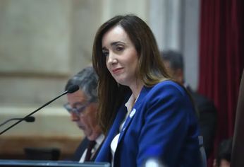La vicepresidenta Victoria Villarruel.