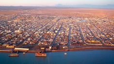 Vista panorámica de Río Gallegos. Vista panorámica de Río Gallegos.
