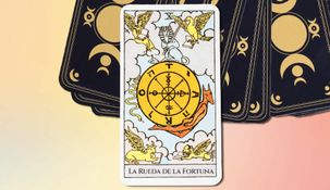 La Rueda de la Fortuna representa el continuo fluir del tiempo.