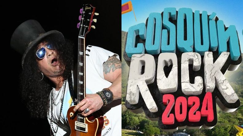Slash tuvo un impensado desliz con el Cosquín Rock 2024.