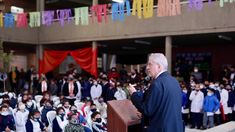 El funcionario durante el lanzamiento del programa.