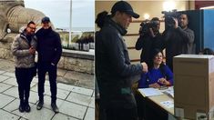 Marcelo Tinelli volvió de Mar del Plata y fue a votar: Feliz día de la democracia Marcelo Tinelli volvió de Mar del Plata y fue a votar: Feliz día de la democracia