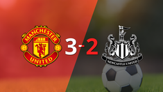 Vibrante 3-2 en el triunfo de Manchester United sobre Newcastle United