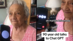 Usuarios de TikTok compartieron y comentaron el video viral, donde la anciana cuestiona a la inteligencia artificial sobre sus respuestas. Usuarios de TikTok compartieron y comentaron el video viral, donde la anciana cuestiona a la inteligencia artificial sobre sus respuestas.
