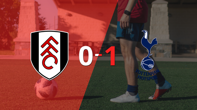 A Tottenham no le sobró nada, pero venció a Fulham en su casa por 1 a 0