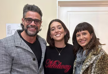 Luciano Castro, Leticia Siciliani y Griselda Siciliani. Luciano Castro, Leticia Siciliani y Griselda Siciliani.