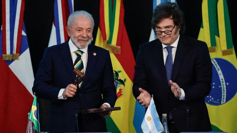 La confrontación entre las posturas de Javier Milei y Lula da Silva marcó  la 66°