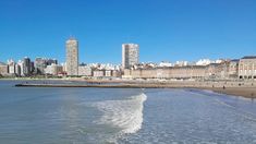 La ciudad de Mar del Plata en un día totalmente despejado.&nbsp;