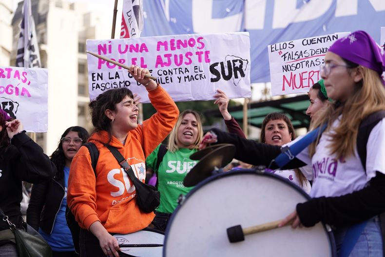 Una multitud salió a las calles por el Ni Una Menos.